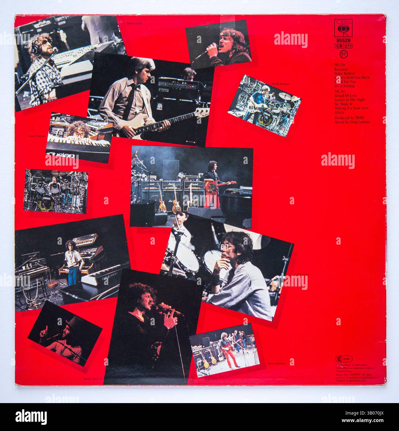 【在庫一掃】 Toto Alamy - images and photography stock hi-res cover band アート・デザイン・音楽