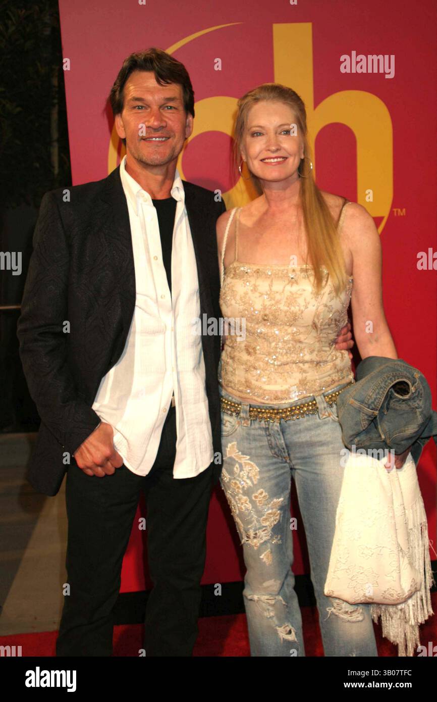 Patrick swayze opening planet hollywood hi-res stock