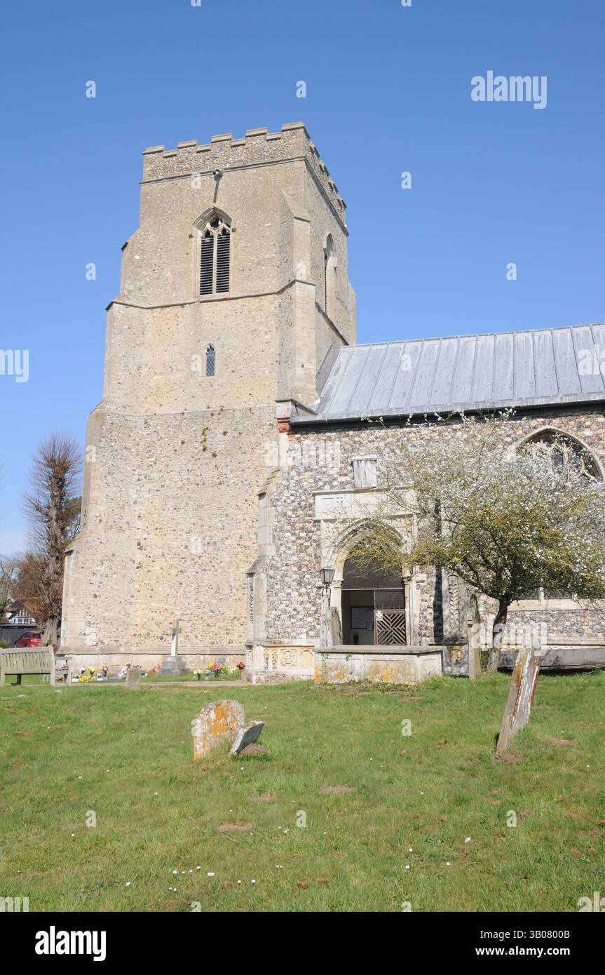 St Mary the Virgin Church, Wetherden, Suffolk Stock Photo - Alamy