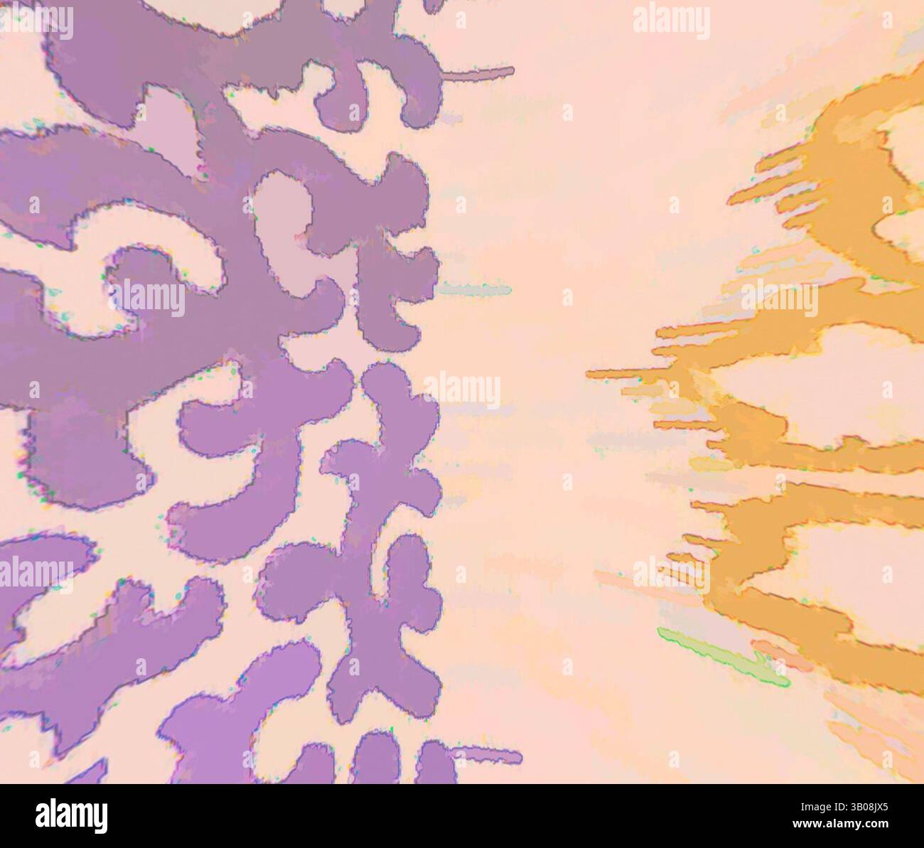 A vibrant abstract design featuring swirling patterns in shades of ...