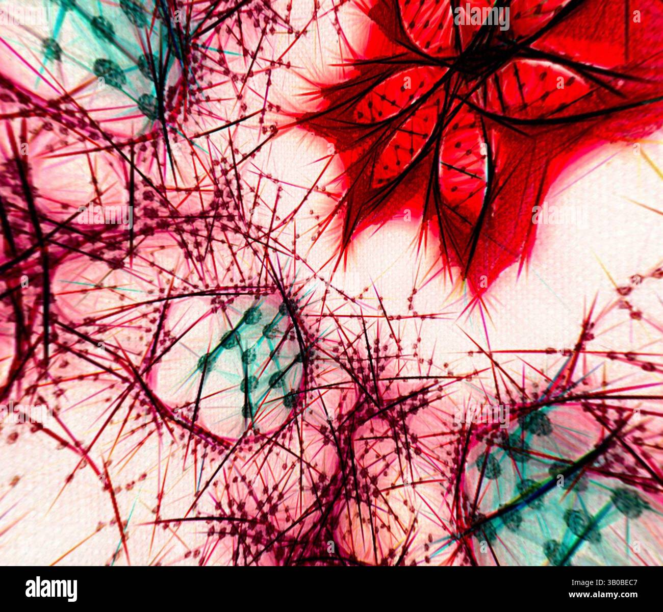 Spiky Textures Patterns Spiky patterns intertwines hi-res stock photography and images - Alamy