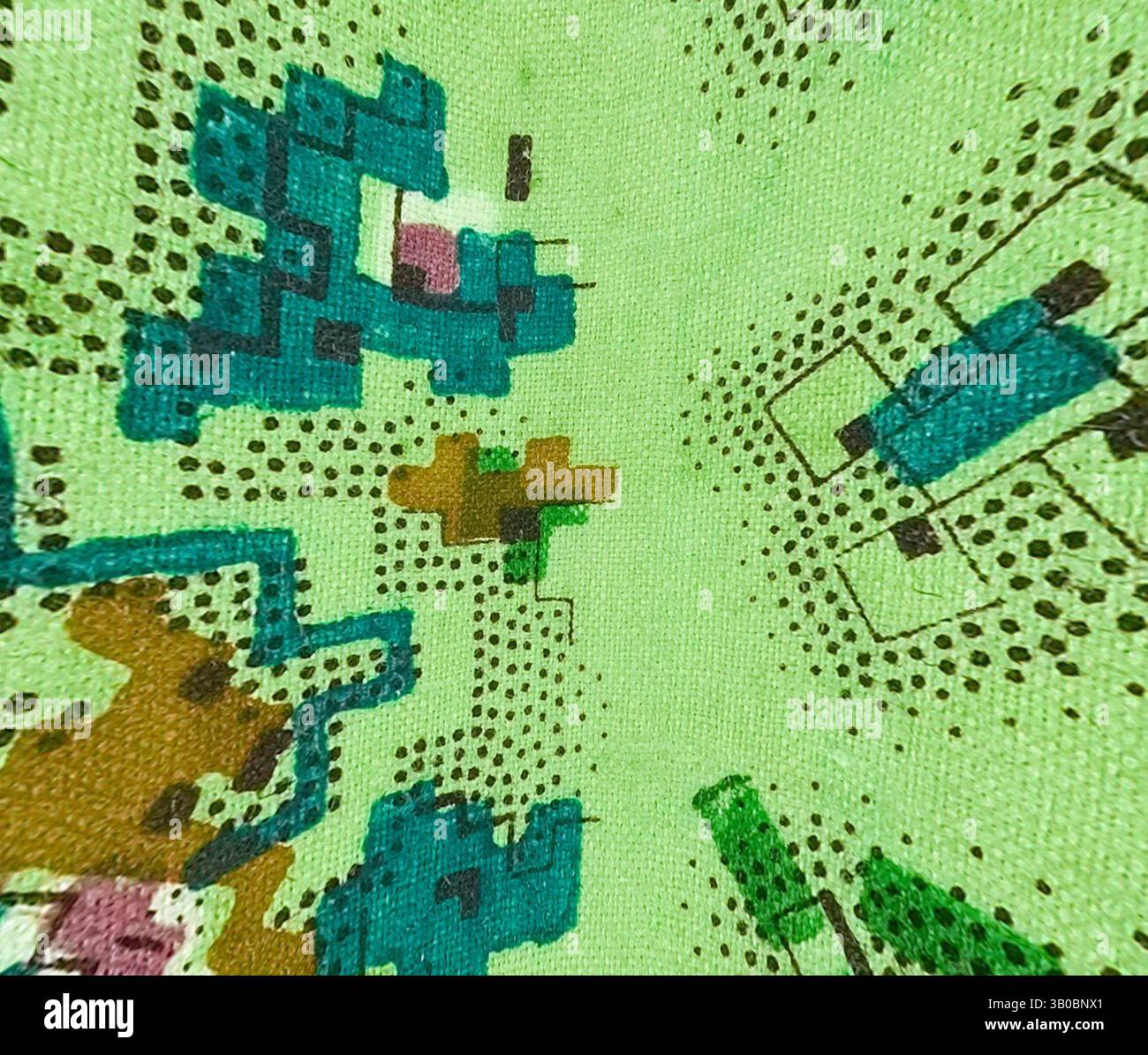 Vibrant pixelated design features hi-res stock photography and images ...