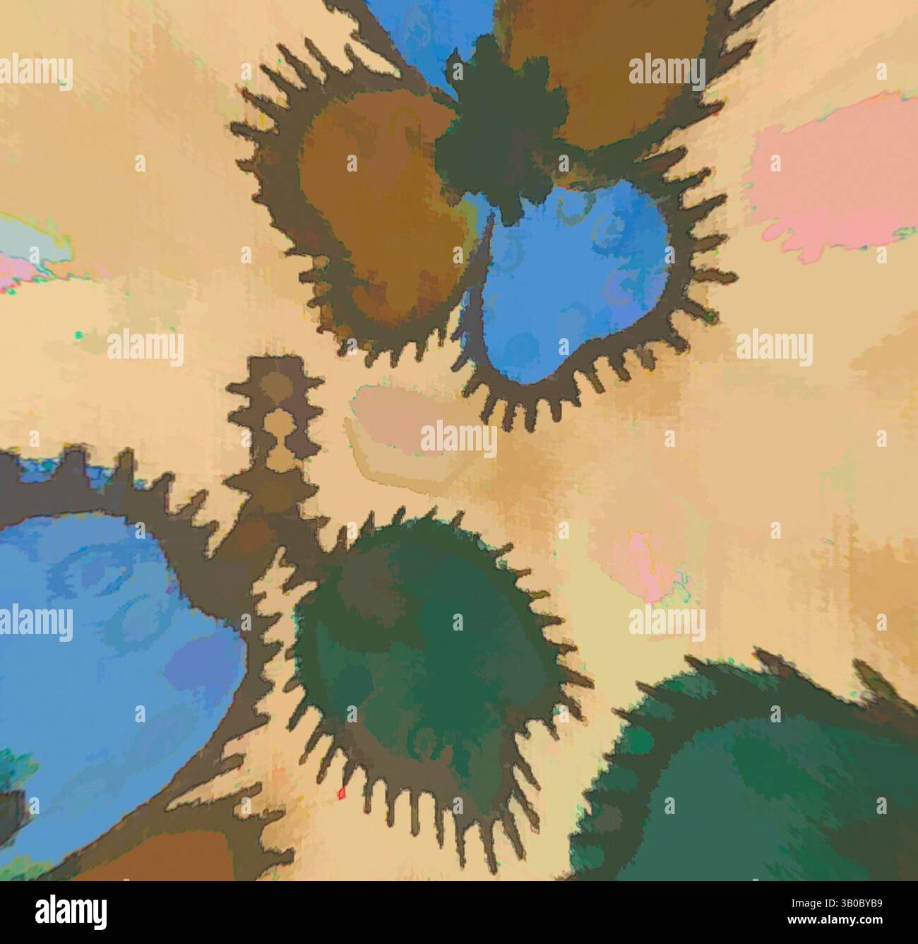 Spiky shapes in shades of pink hi-res stock photography and images - Alamy