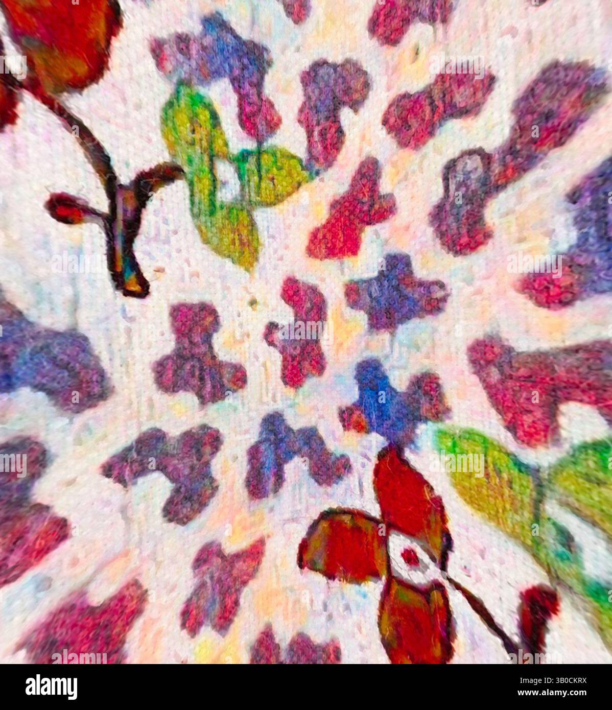 Vibrant explosion of floral patterns features hi-res stock photography ...