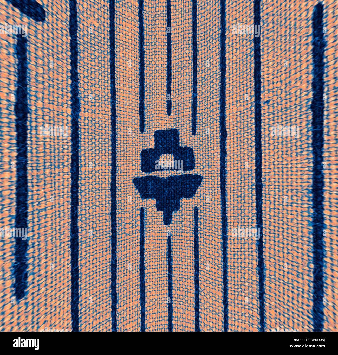 Rhythm Pattern Indesign Textile A textured textile featuring a central geometric design, surrounded by ...