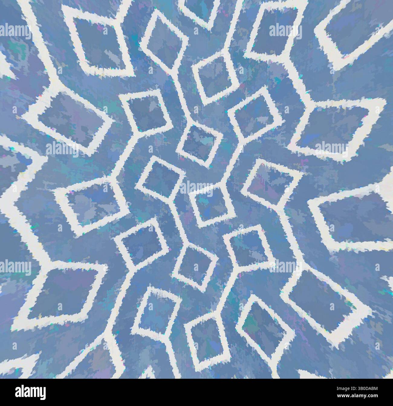 Interlocking Diamonds Pattern A captivating geometric pattern featuring interlocking diamonds and a ...