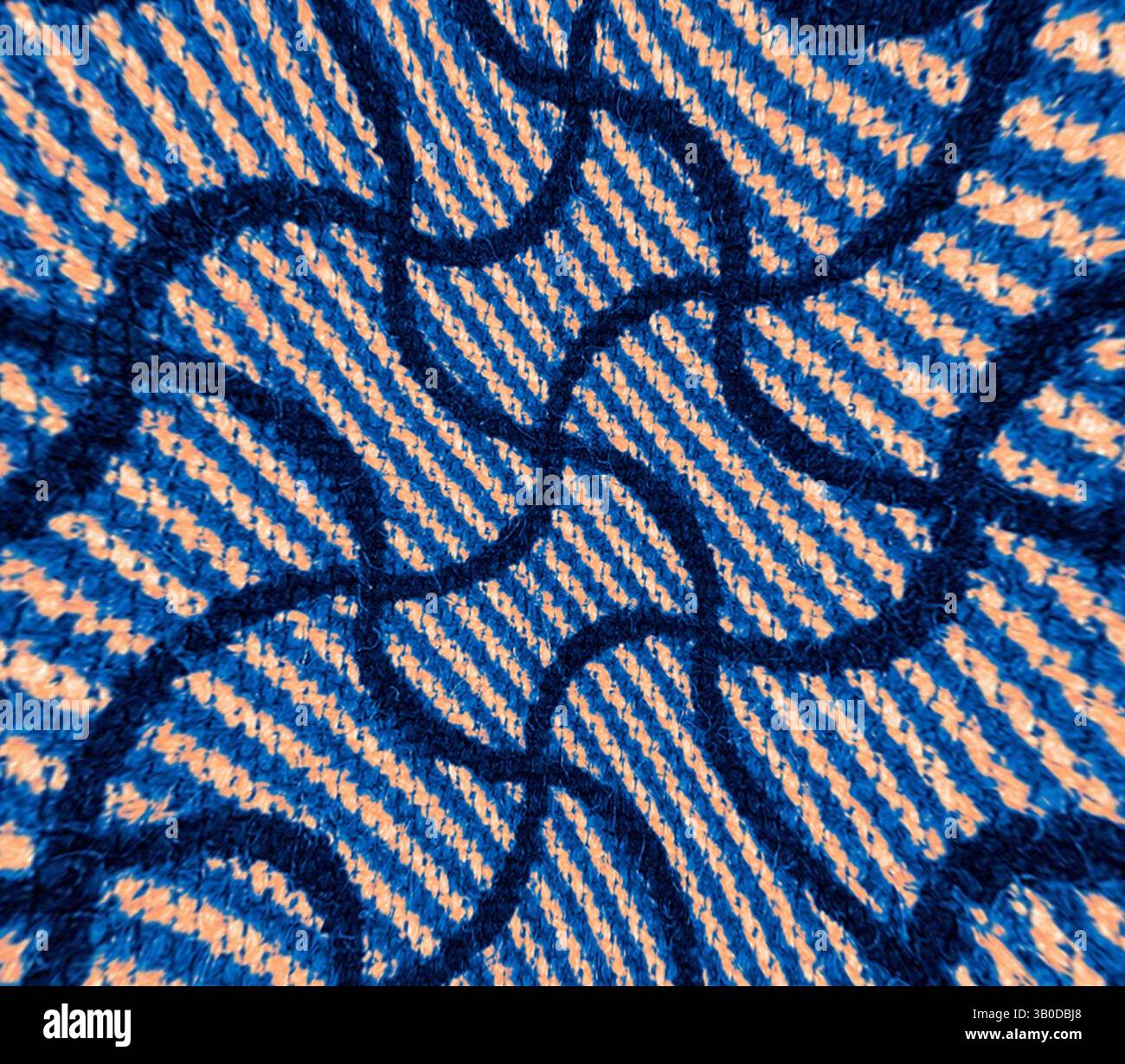 Rhythm Pattern Indesign Textile An intricate pattern featuring wavy lines and curves intertwined in a ...