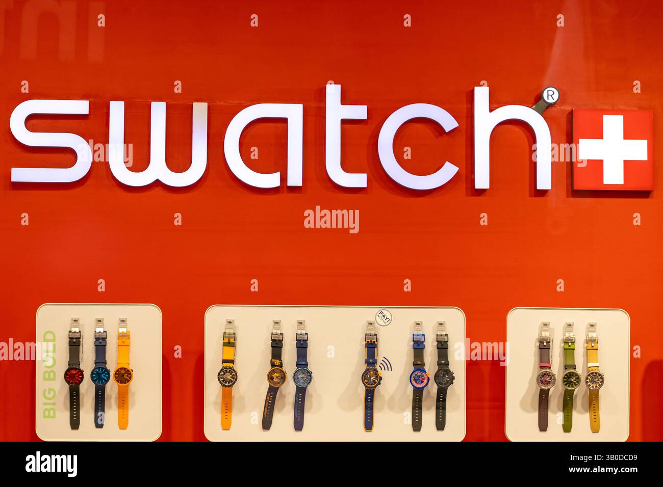Swatch logo hi-res stock photography and images - Alamy