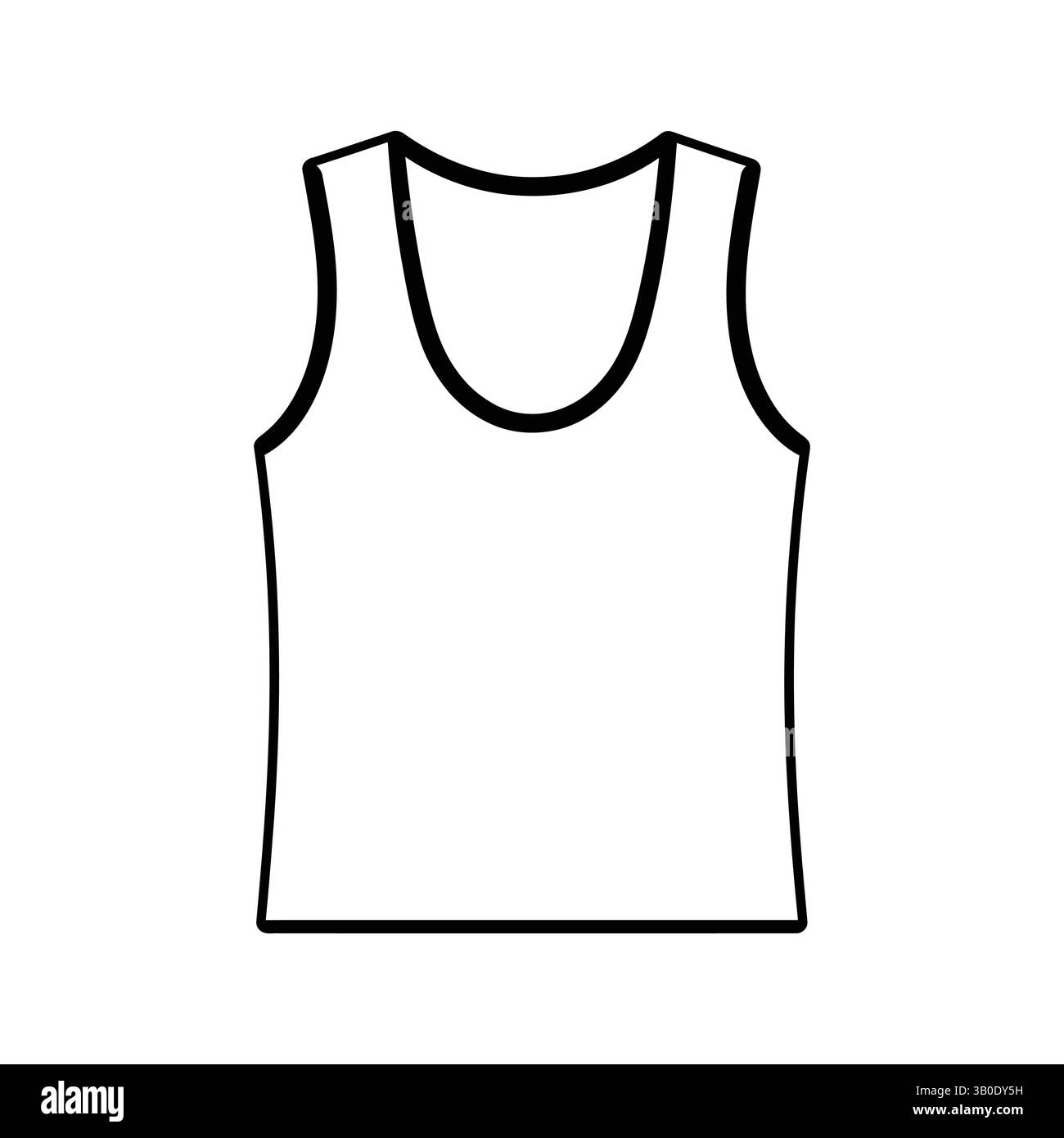 Tank top sketch Cut Out Stock Images & Pictures - Alamy