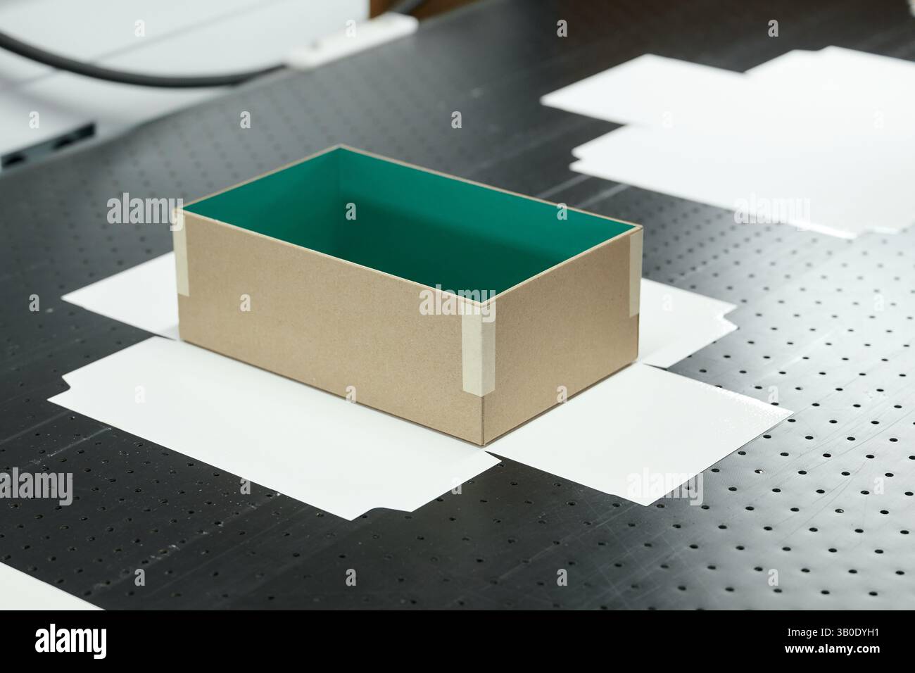 Production of decorative and gift packaging in a factory showcasing the ...