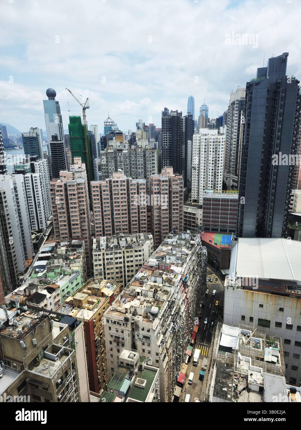 A view of The University of Hong Kong in Pok Fu Lam, Hong Kong. - Smartphone Captured Stock Image