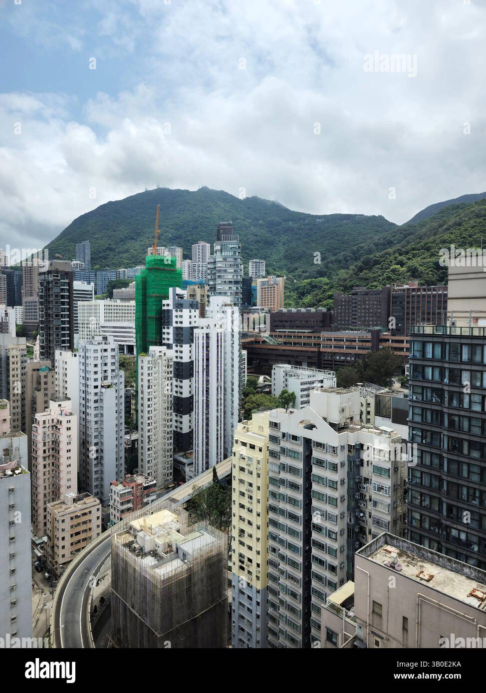 A view of The University of Hong Kong in Pok Fu Lam, Hong Kong. - Smartphone Captured Stock Image