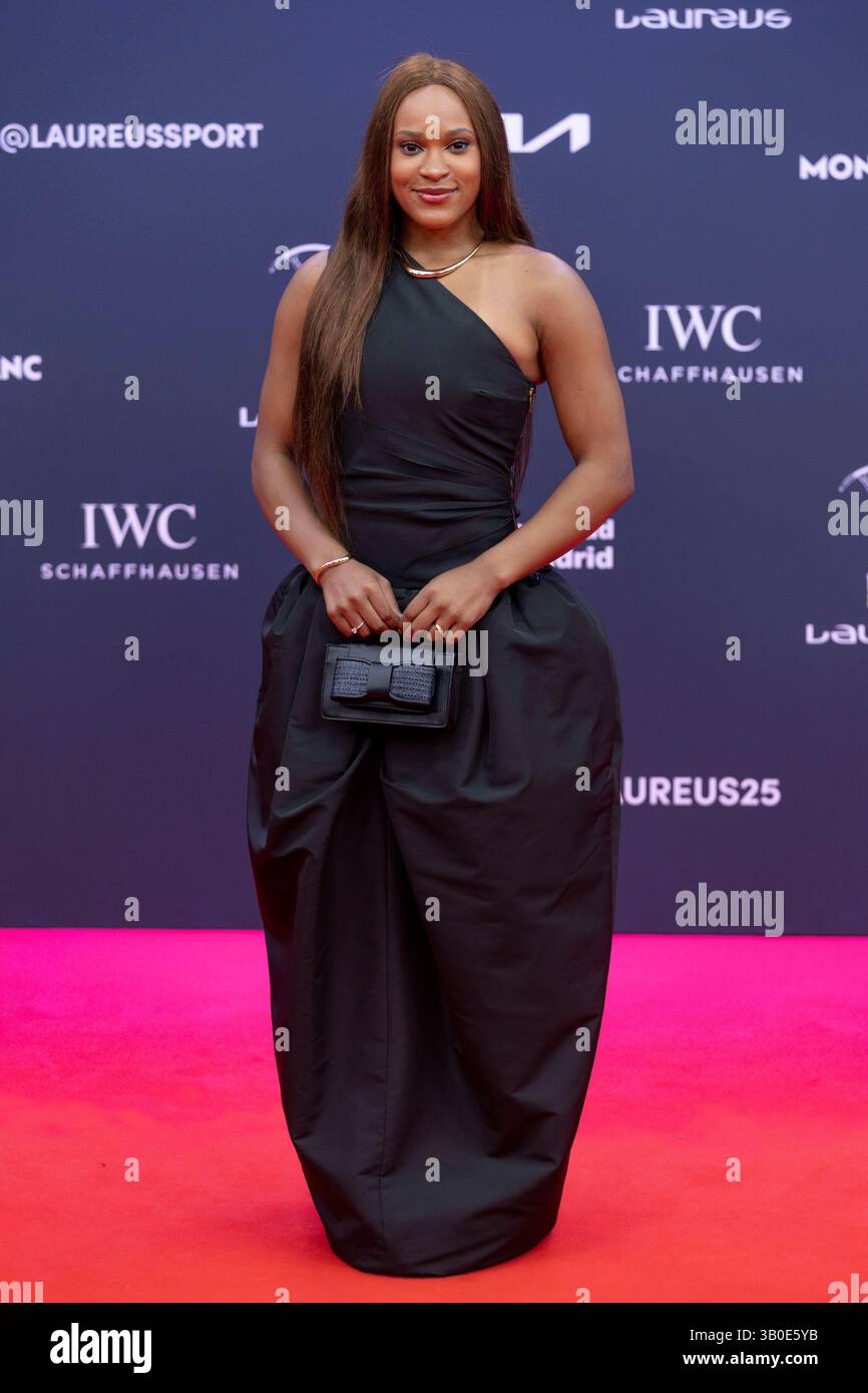 Rebeca Andrade attends 'the Laureus World Sports 2025' Photocall at