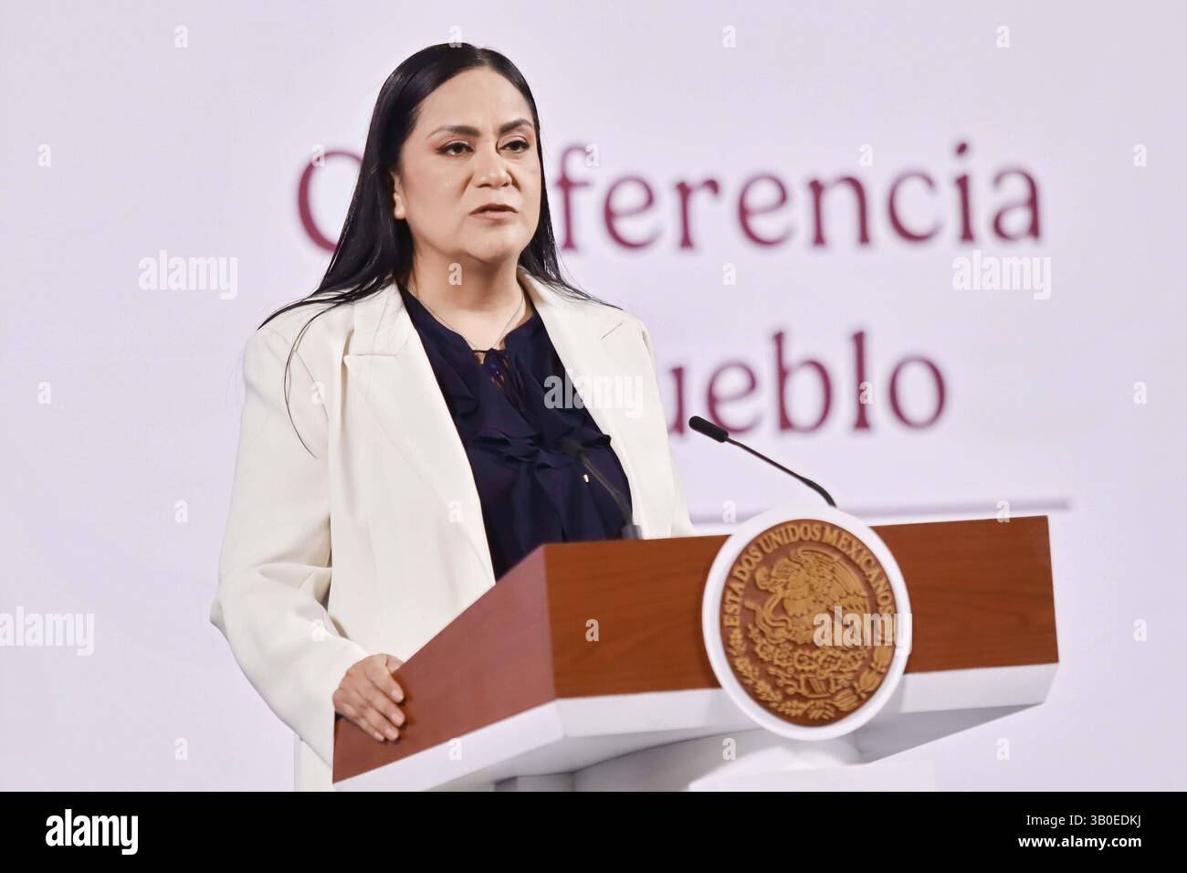 Mexicos President Claudia Sheinbaum Holds Briefing Ariadna Montiel