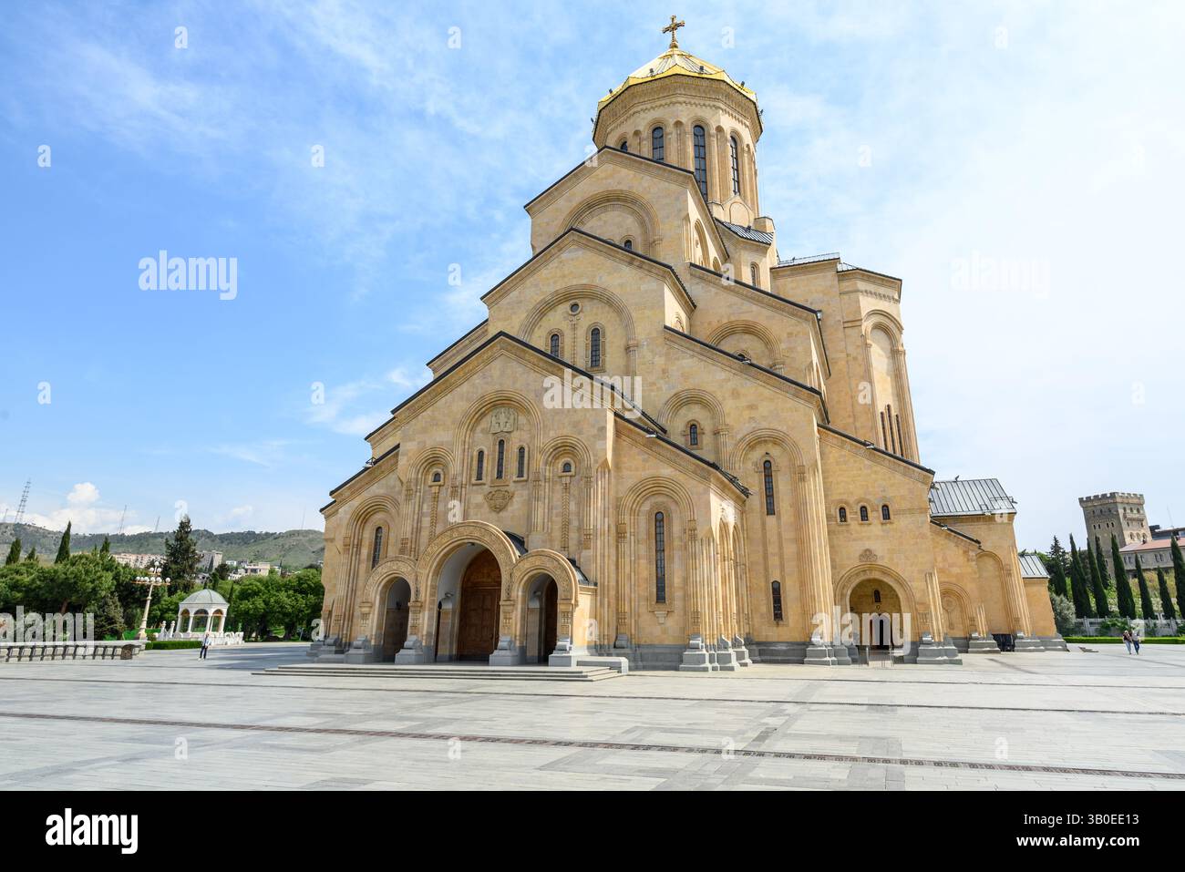 Holy Trinity Cathedral of Tbilisi (Sameba), main cathedral of the ...