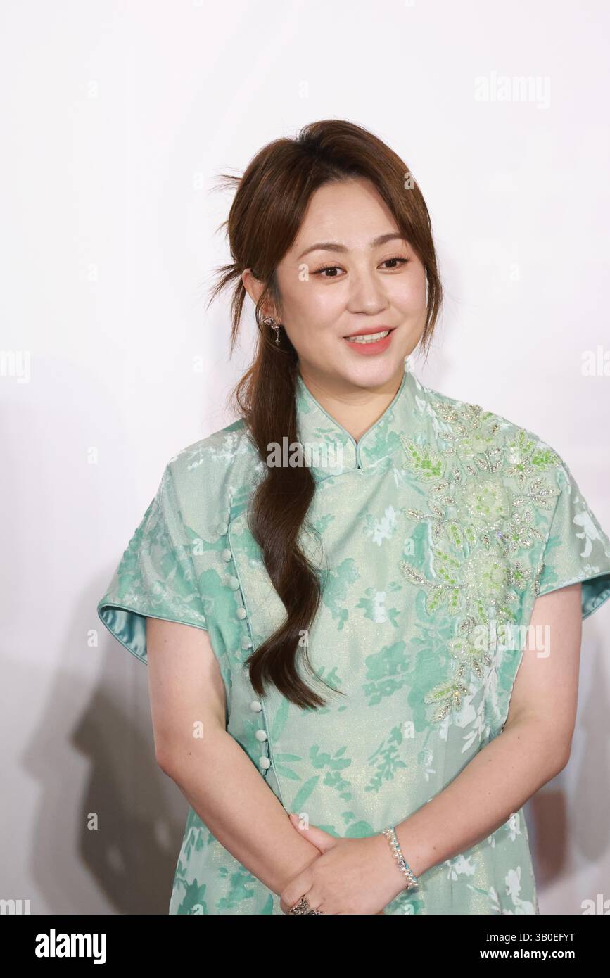 Chinese actress Ma Li attends an activity in Chengdu City, southwest ...