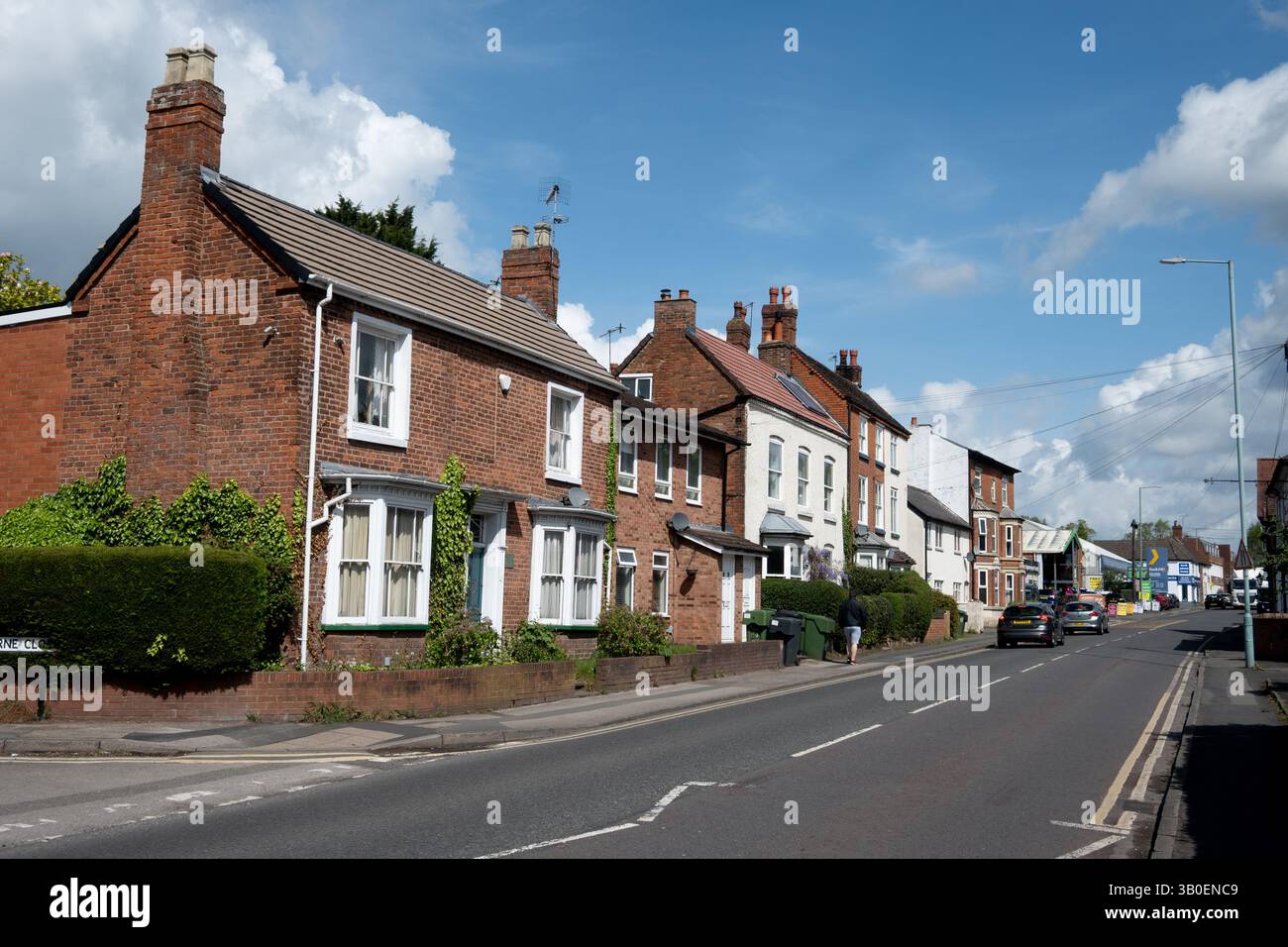 Worcester Road, Bromsgrove, Worcestershire, England, UK Stock Photo