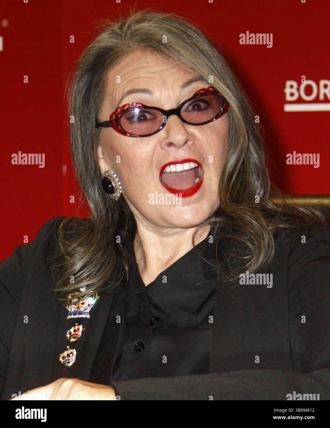 Jan. 6, 2011 - New York, New York, U.S. - Roseanne Barr appearance at Borders Book Store to promote her book ''Roseannearchy''.Borders Columbus Circle, NYC 01-06-2011.Photos by  ,   Photos Inc 2011.ROSEANNE BARR.K66472SMO(Credit Image: © Sonia Moskowitz/Globe Photos/ZUMAPRESS.com) Stock Photo