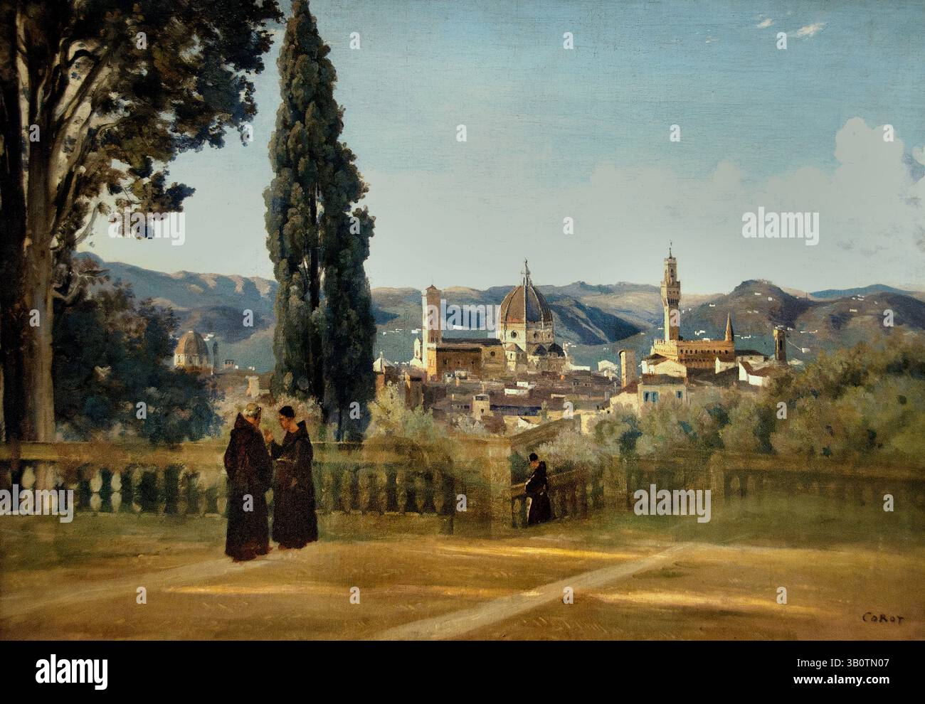口コミ・レビューで人気商品を探そう vue-de-florence-depuis-le- 絵画