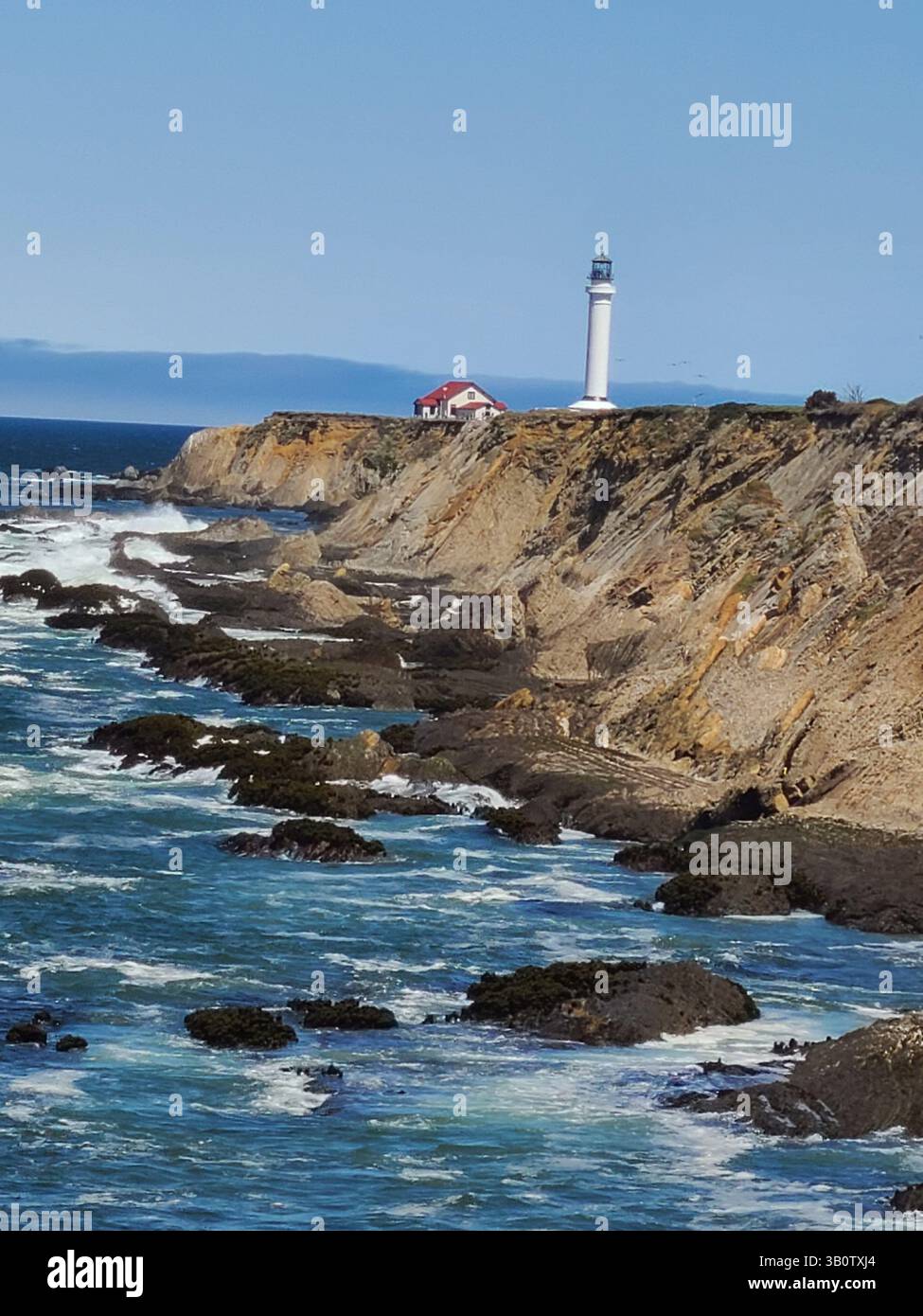 Point Arena Lighthouse - California - Smartphone Captured Stock Image