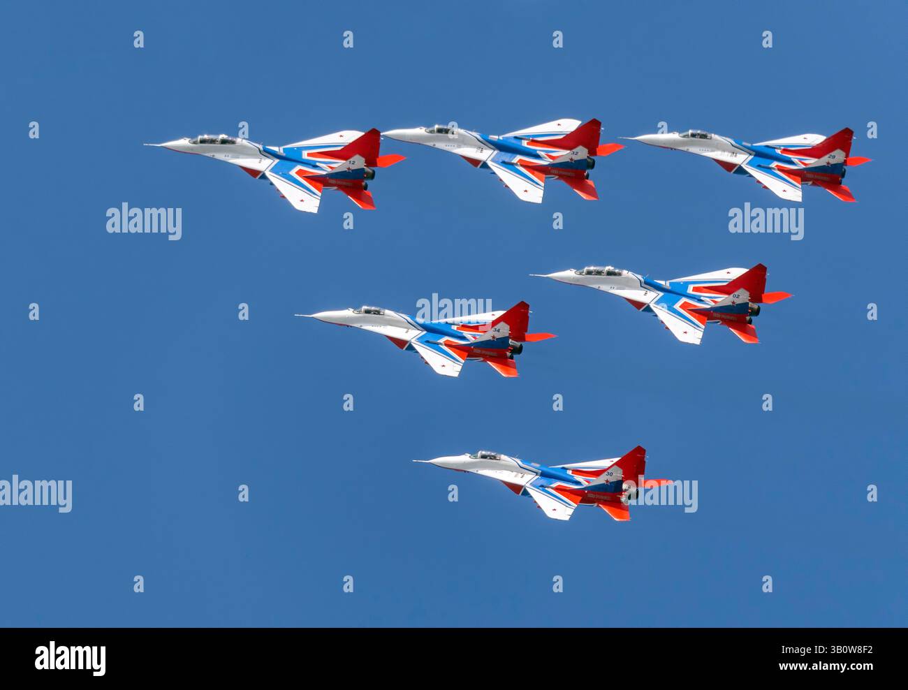 Moscow Russia Zhukovsky Airfield 25 July 2021: aerobatic team swifts ...