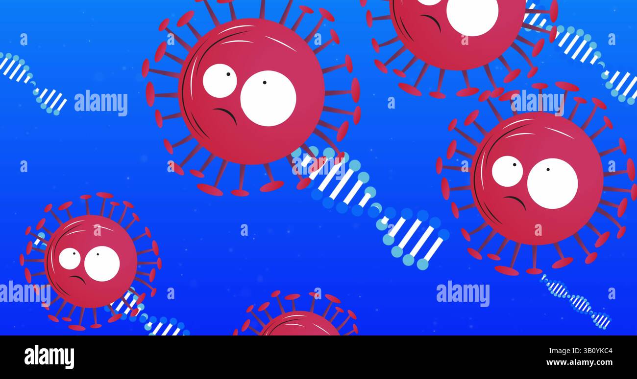 Floating red virus particle hi-res stock photography and images - Alamy