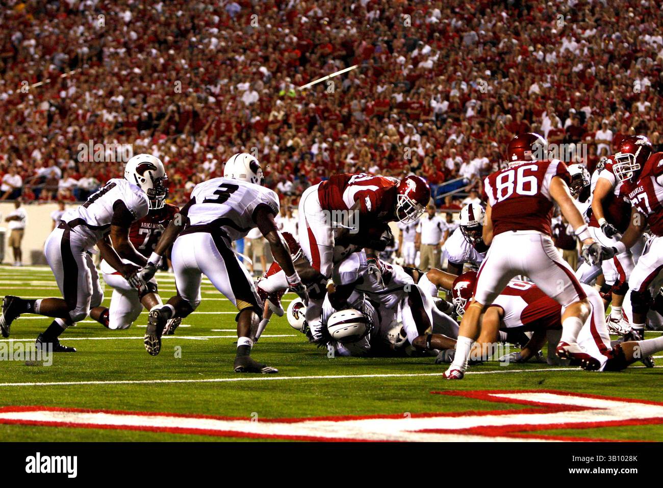 Defeated Razorback Football war zone hi-res stock photography and images - Alamy