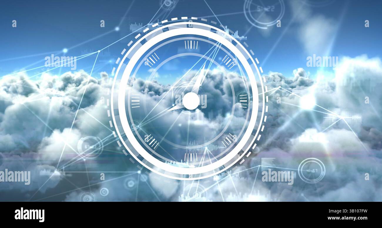 Time lapse clouds passing over hi-res stock photography and images - Alamy