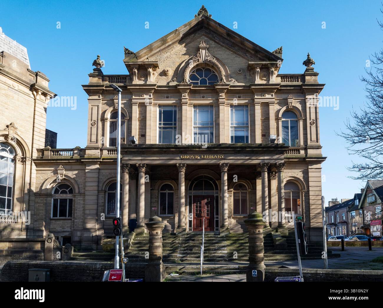 The Grove Library building In Bradford. Originally part of the Bradford ...