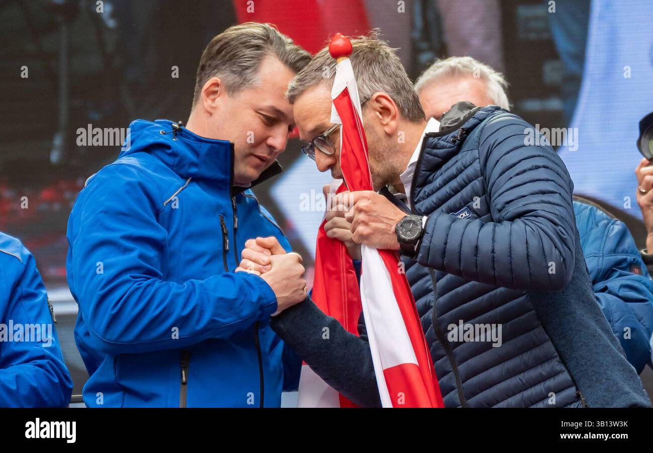 20250424 FPOe-Wien Wahlkampffinale mit Herbert Kickl und Dominik Nepp ...