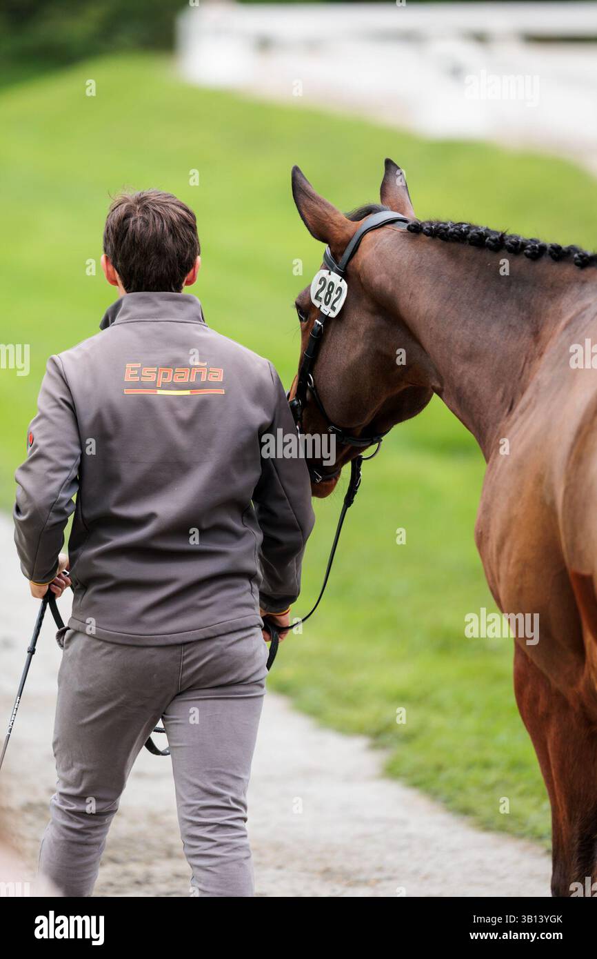 Marçal Piro Patau of Spain with Comme Ca SC during the CCI2* L first ...