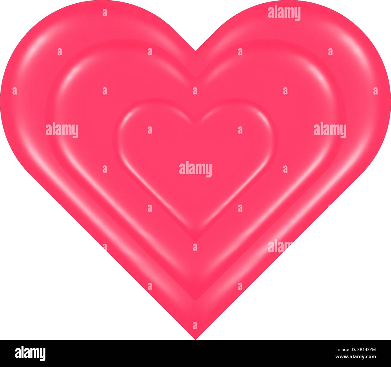 vector pink heart isolated Stock Vector Image & Art - Alamy