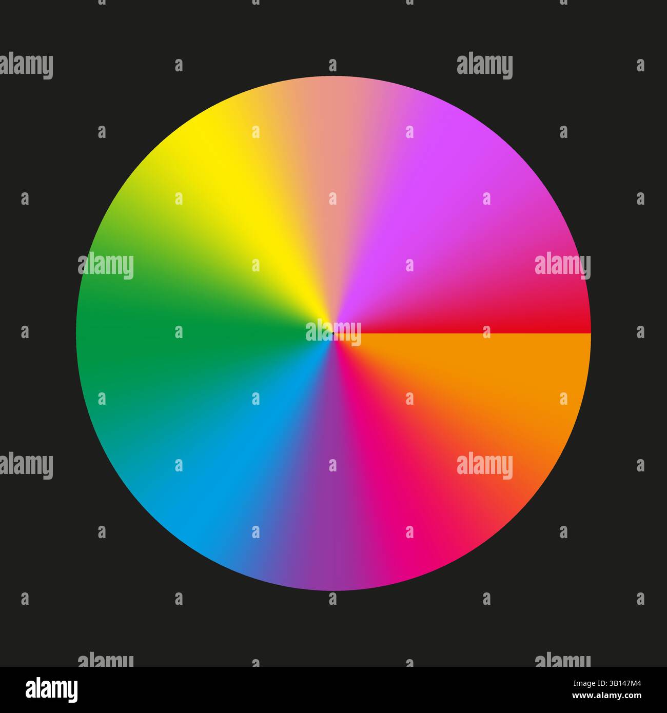 Radio Gradient Rainbow spectrum wheel. Colorful circle vector. Gradient radial ...