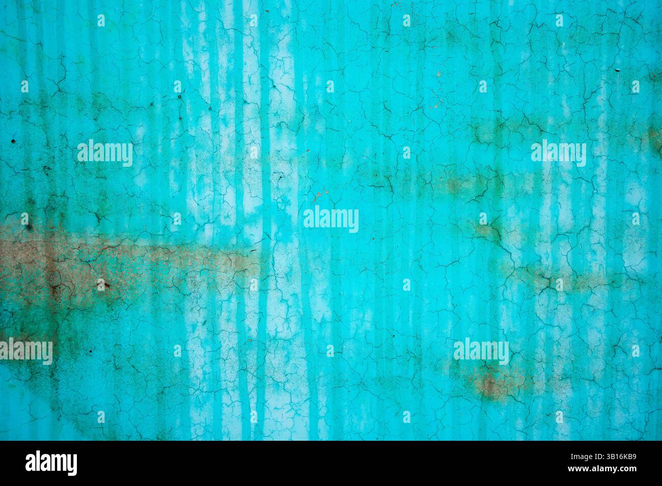 Turquoise dirty background. Weathered surface Stock Photo