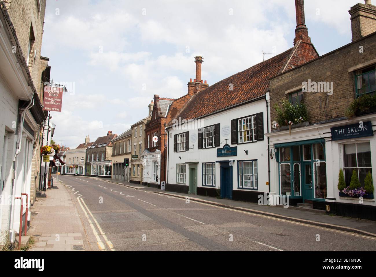 Views of Saxmundham, East Suffolk in the United Kingdom Stock Photo