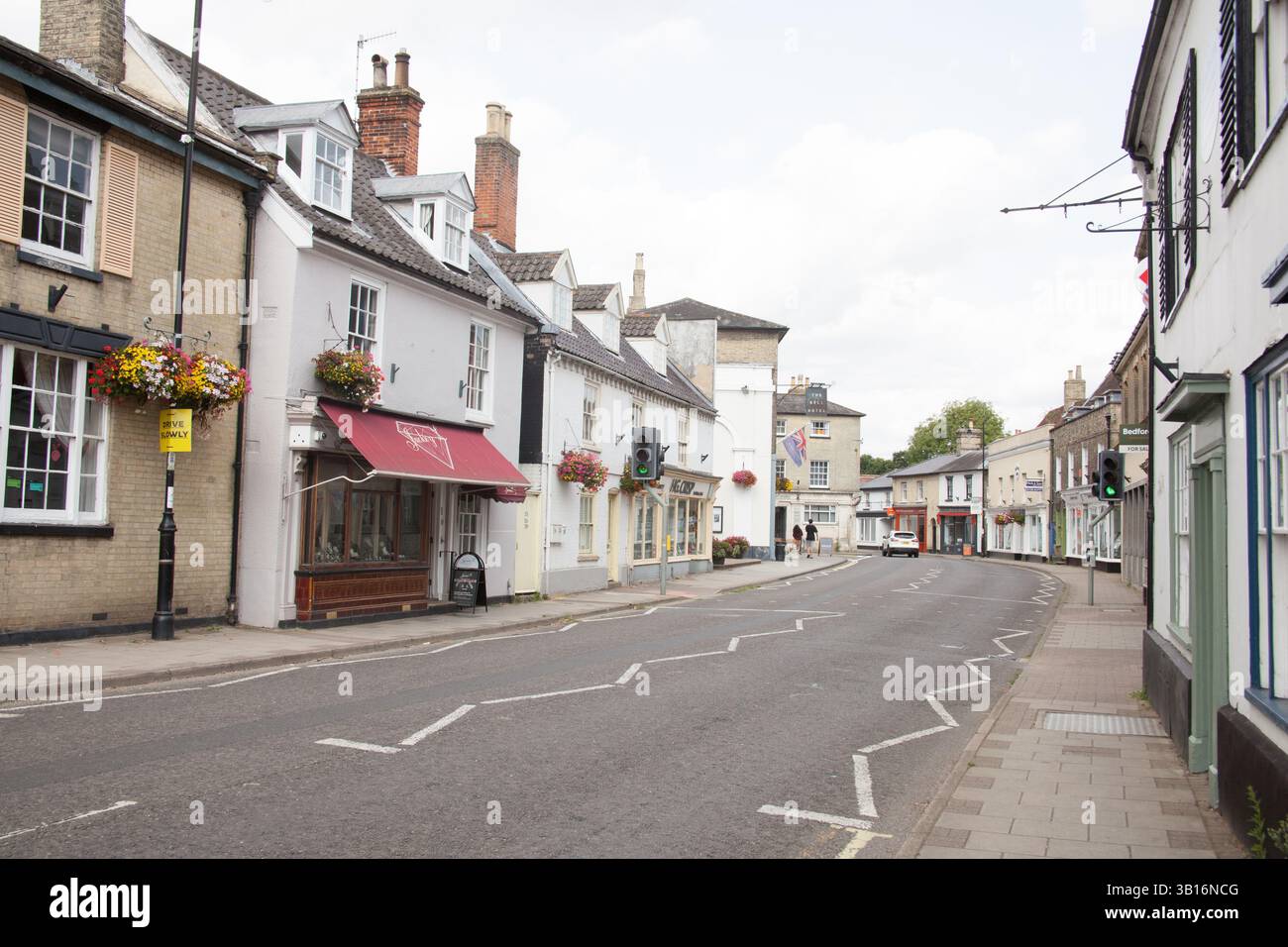 Views of Saxmundham, East Suffolk in the United Kingdom Stock Photo