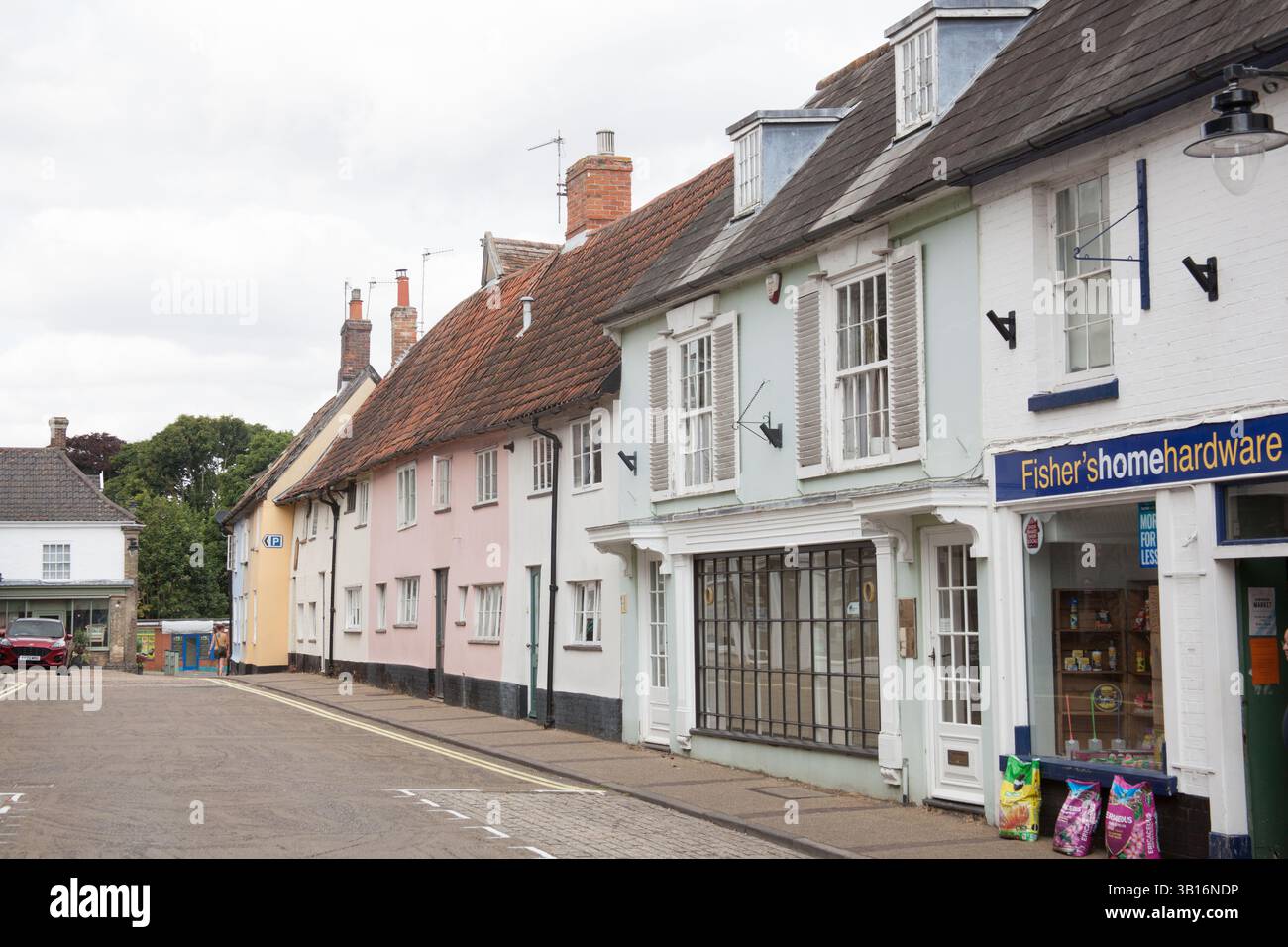 Views of Saxmundham, East Suffolk in the United Kingdom Stock Photo