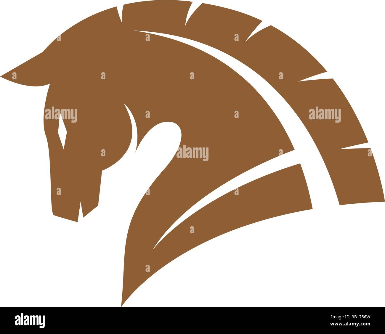 Horse logo icon design template Stock Vector