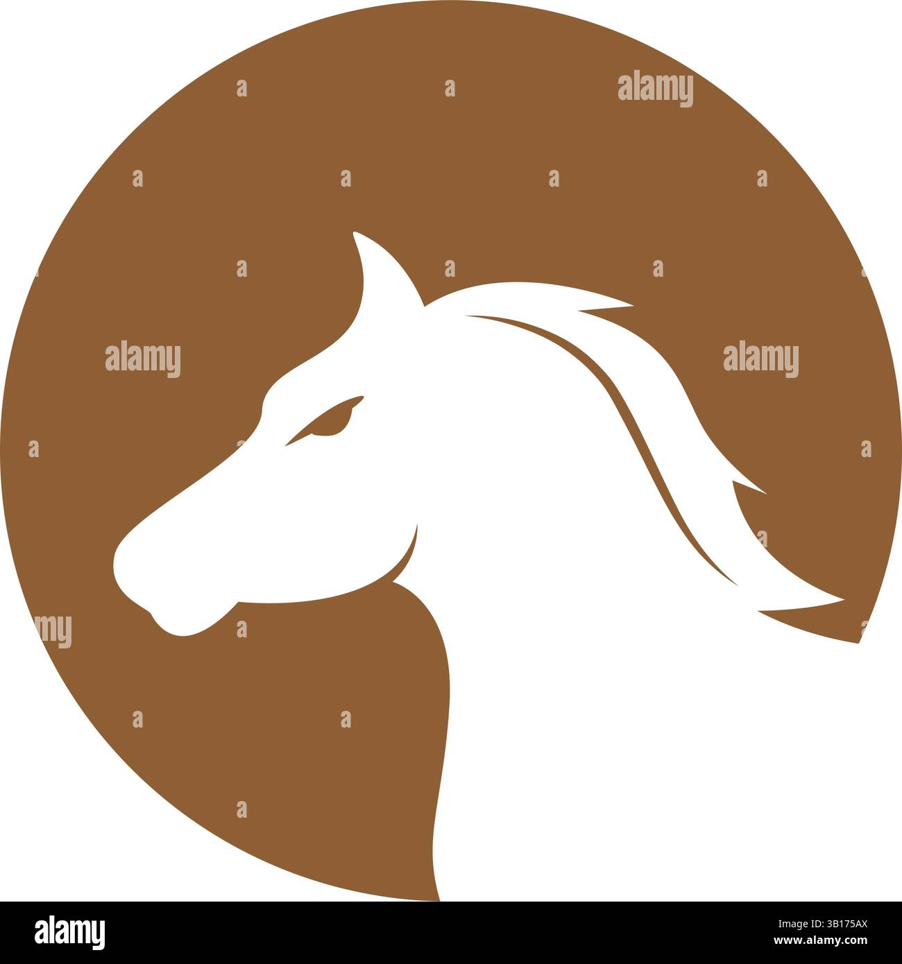 Horse logo icon design template Stock Vector