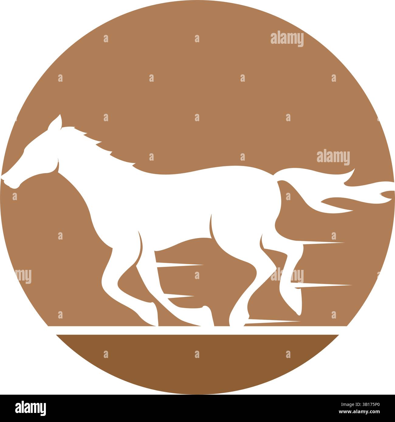 Horse logo icon design template Stock Vector