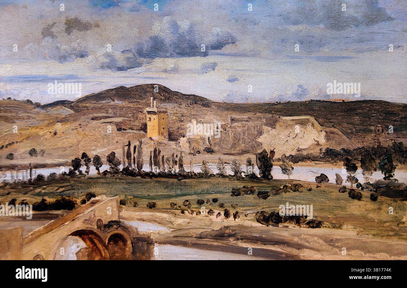 J. B. Camille Corot: La Cathedrale de Chartres