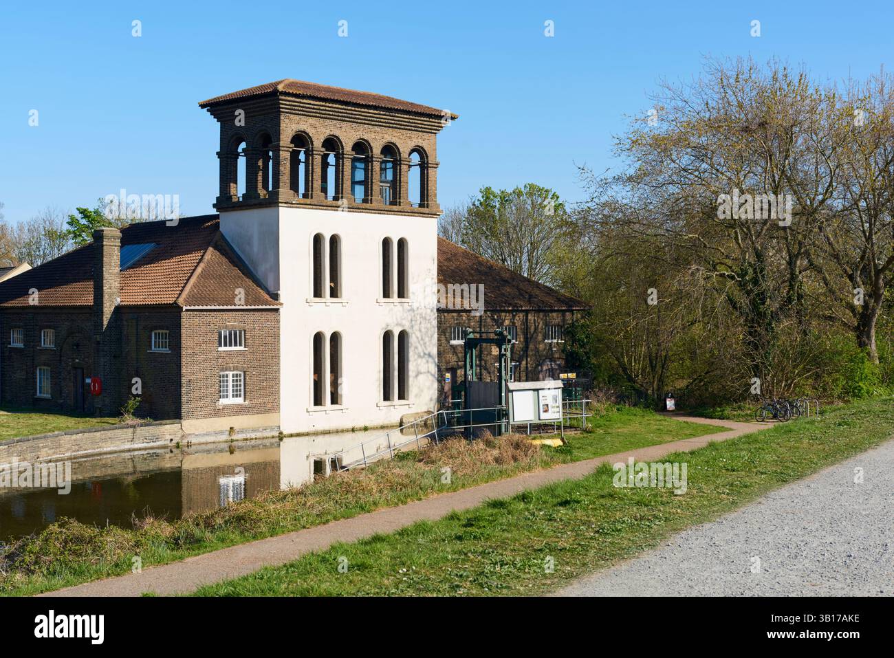 The Coppermill Tower in Walthamstow Wetlands, North London UK Stock ...