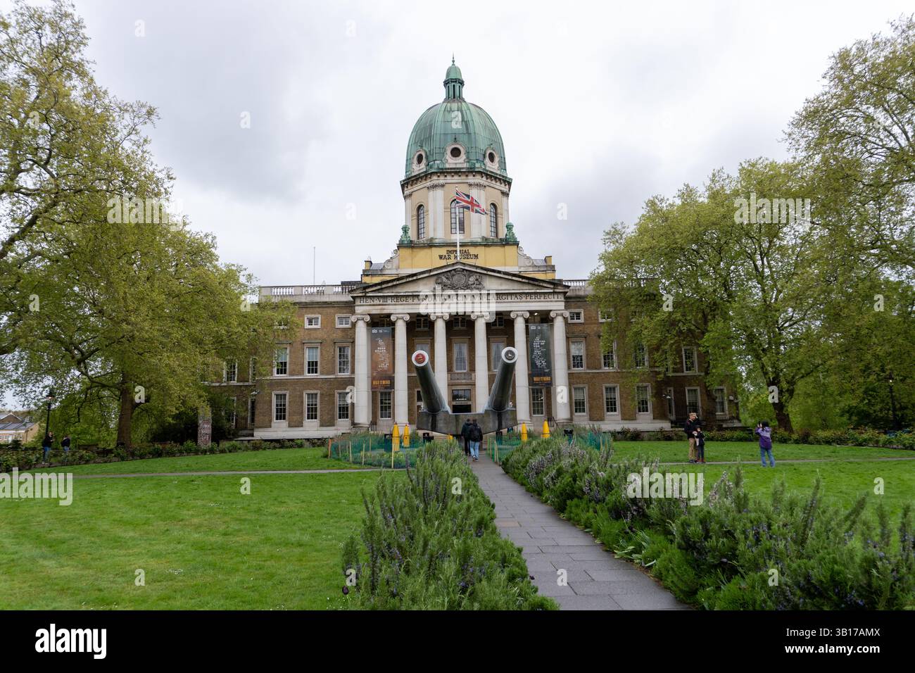 Imperial War Museum London has permanent galleries, exhibitions and historical war objects. London, United Kingdom. Stock Photo