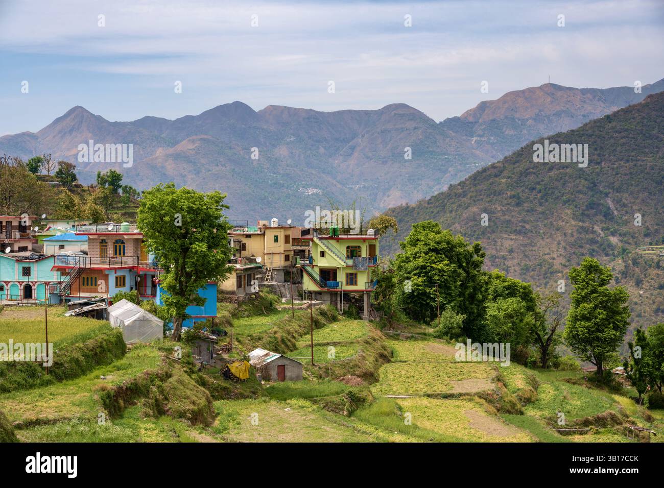 Sainji, Mussoorie, Uttarakhand, India Stock Photo