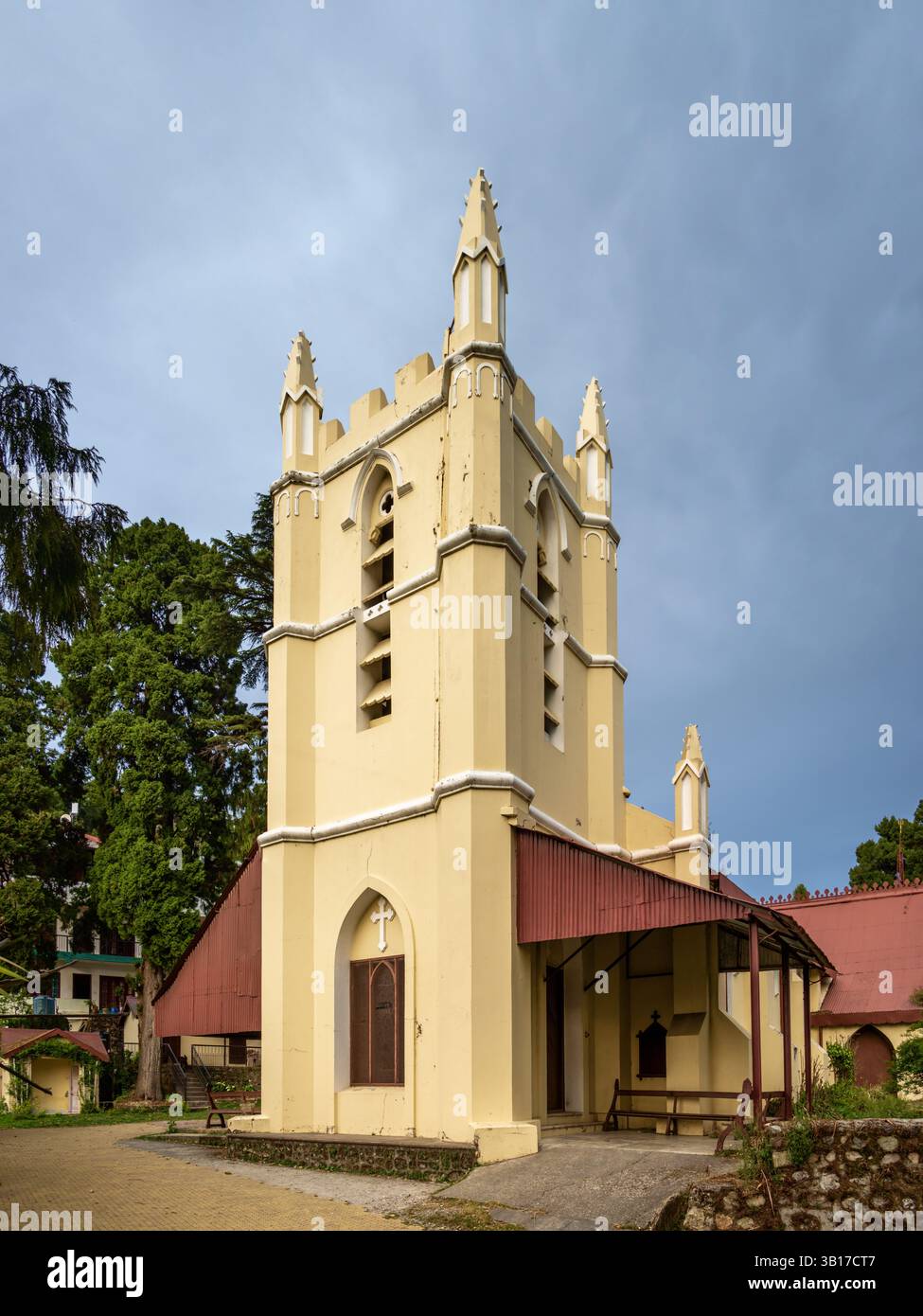 Christ Church, Mussoorie, Uttarakhand, India Stock Photo