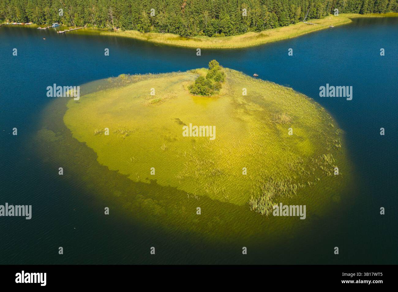 Aerial View of Labanoras Regional Park With Lakes and Forests ...