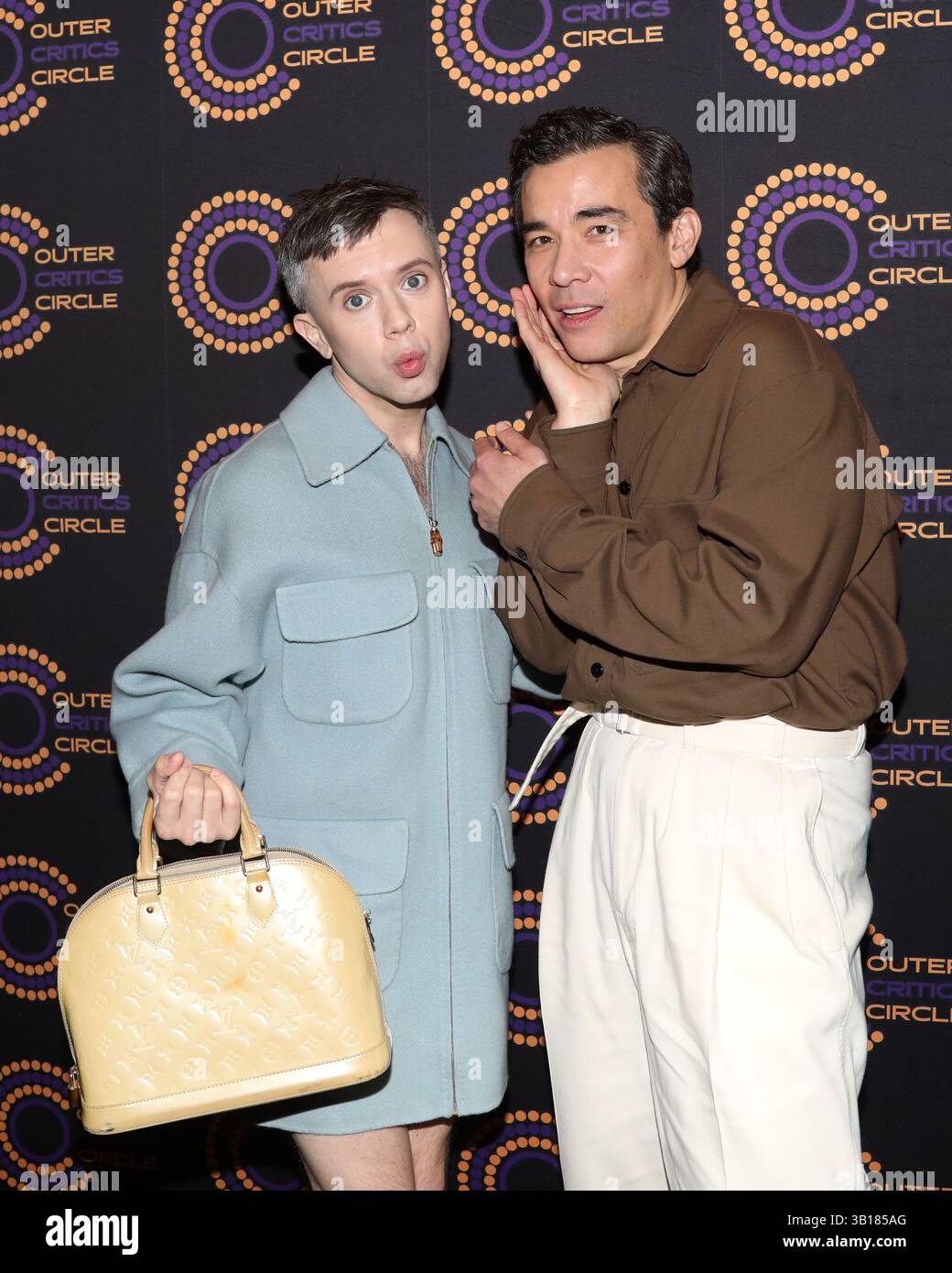 Cole Ricardo New York, New York, USA. 25 April 2025. Cole Escola and Conrad Ricamora ...