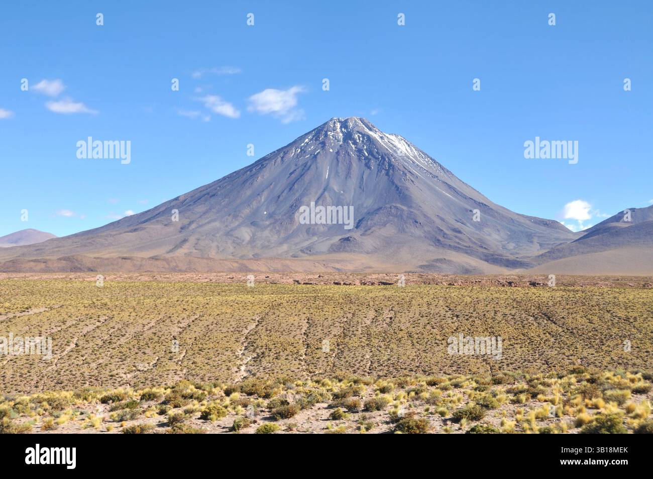 Licancabur stratovolcano on the Bolivia–Chile border in the Central ...