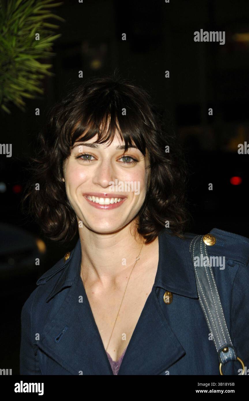 Mar. 27, 2007 - Hollywood, California, U.S. - K52374MGE.Actress Lizzy Caplan during the premiere of the new movie from Think Film THE TV SET, held at the Crest Theater,Los Angeles, California 03-27-2007.       2007(Credit Image: © Michael Germana/Globe Photos/ZUMAPRESS.com) Stock Photo