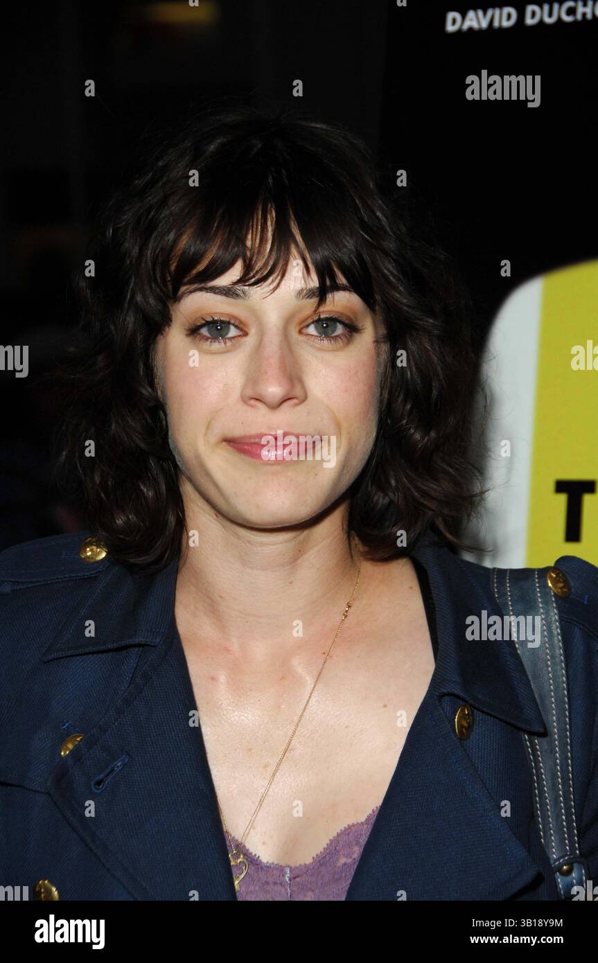 Mar. 27, 2007 - Hollywood, California, U.S. - K52374MGE.Actress Lizzy Caplan during the premiere of the new movie from Think Film THE TV SET, held at the Crest Theater,Los Angeles, California 03-27-2007.       2007(Credit Image: © Michael Germana/Globe Photos/ZUMAPRESS.com) Stock Photo